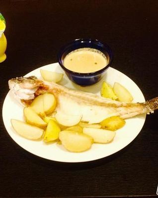 Запеченная дорада в морской соли