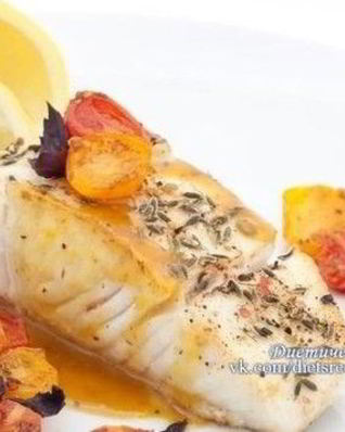 Запеченная треска