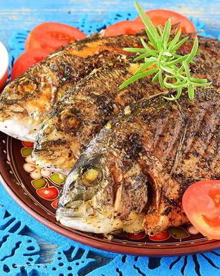 Жареная дорада