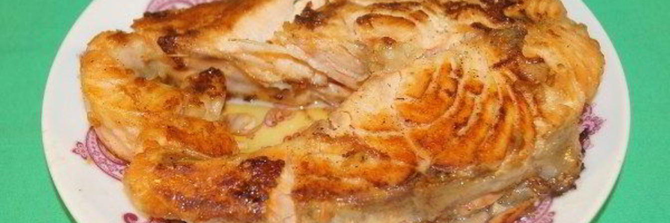 Жареная семга в мультиварке