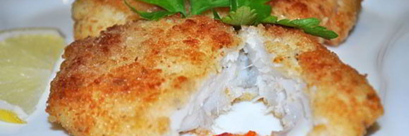 Жареное филе трески