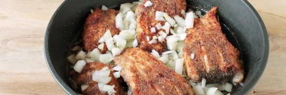 жареный лещ с луком