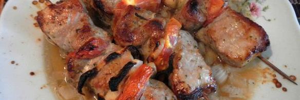 домашний шашлык в микроволновке