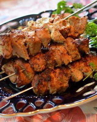 Индонезийский свиной шашлык