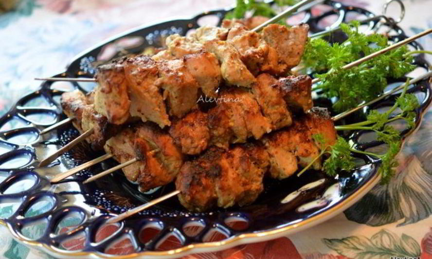 Рецепт индонезийского свиного шашлыка