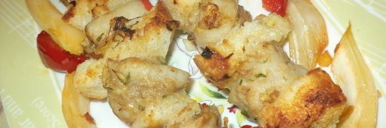 Хрустящие шашлычки с рыбкой