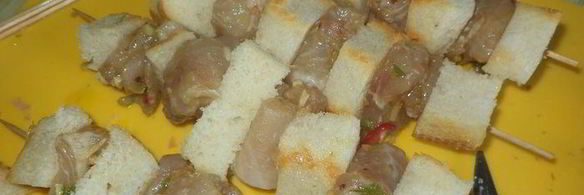 хрустящие шашлычки с рыбкой