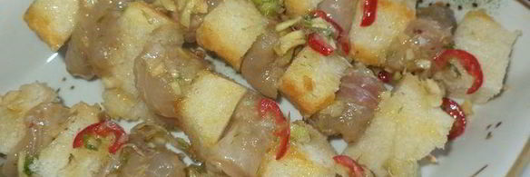 хрустящие шашлычки с рыбкой