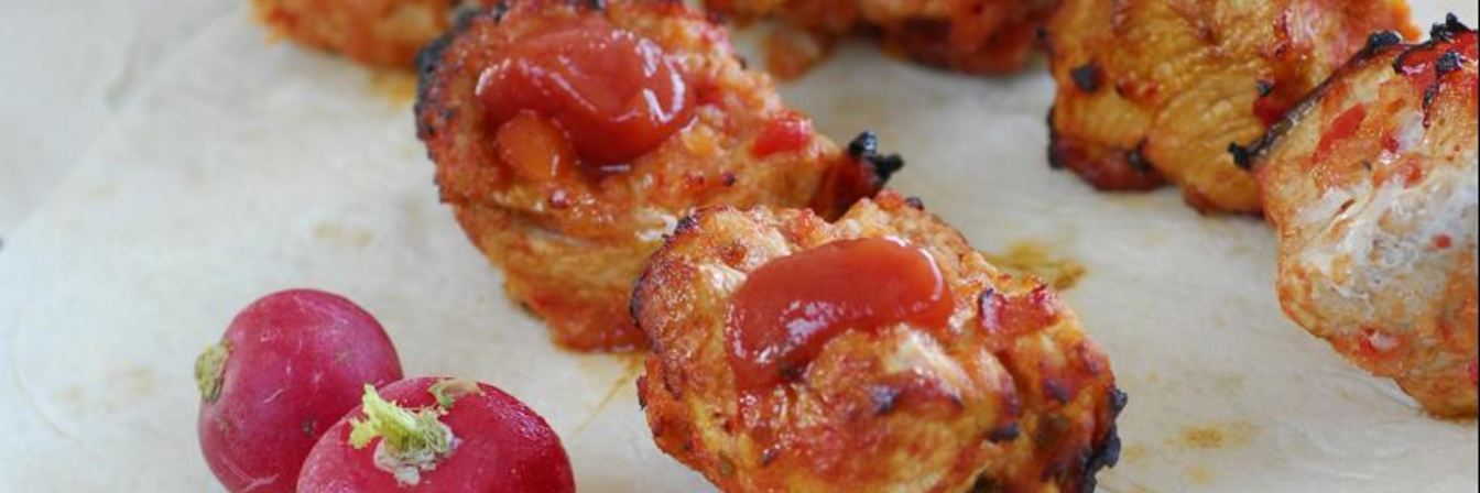 Красный шашлык из свинины