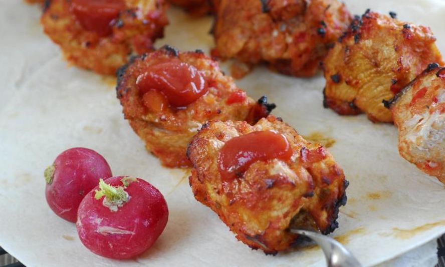 Рецепт красного шашлыка из свинины