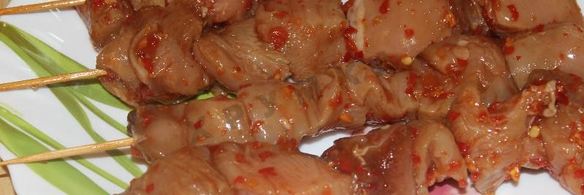 курица на шпажках в духовке шашлык