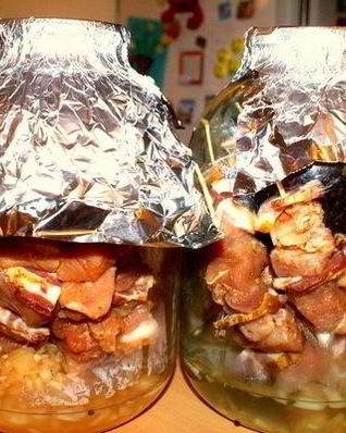 Нежный шашлык в банке