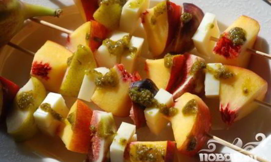 Рецепт персиковых шашлыков