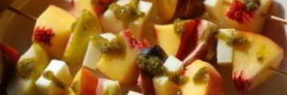 персиковые шашлыки