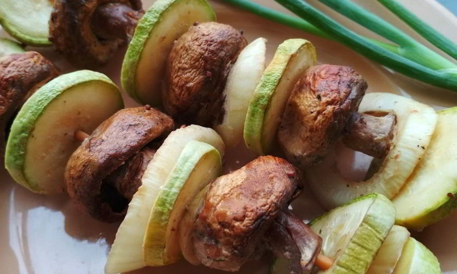 Рецепт шашлычков из грибов в духовке