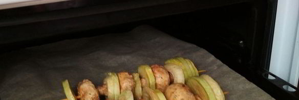 шашлычки из грибов в духовке