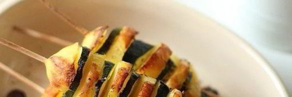 шашлычки из картофеля и цуккини