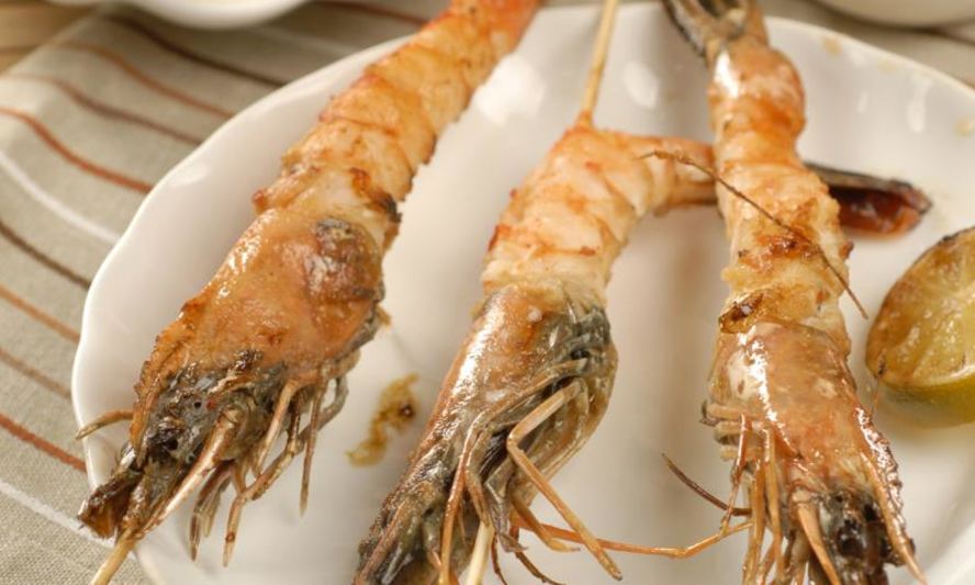 Рецепт шашлычков из креветок