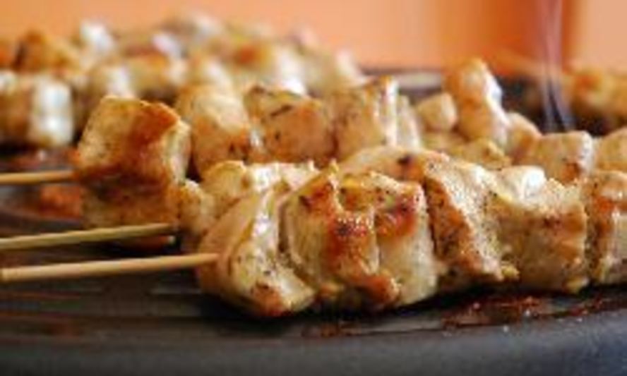 Рецепт шашлычков из курицы с ананасами