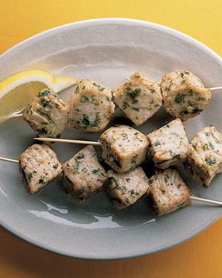 Шашлычки из тунца