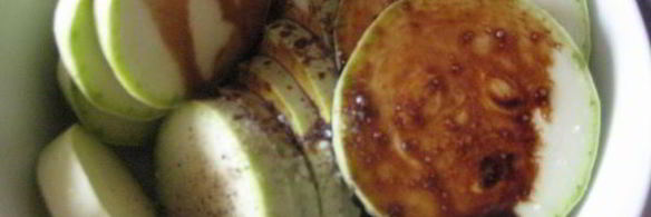 шашлычки — кабачки с фаршем