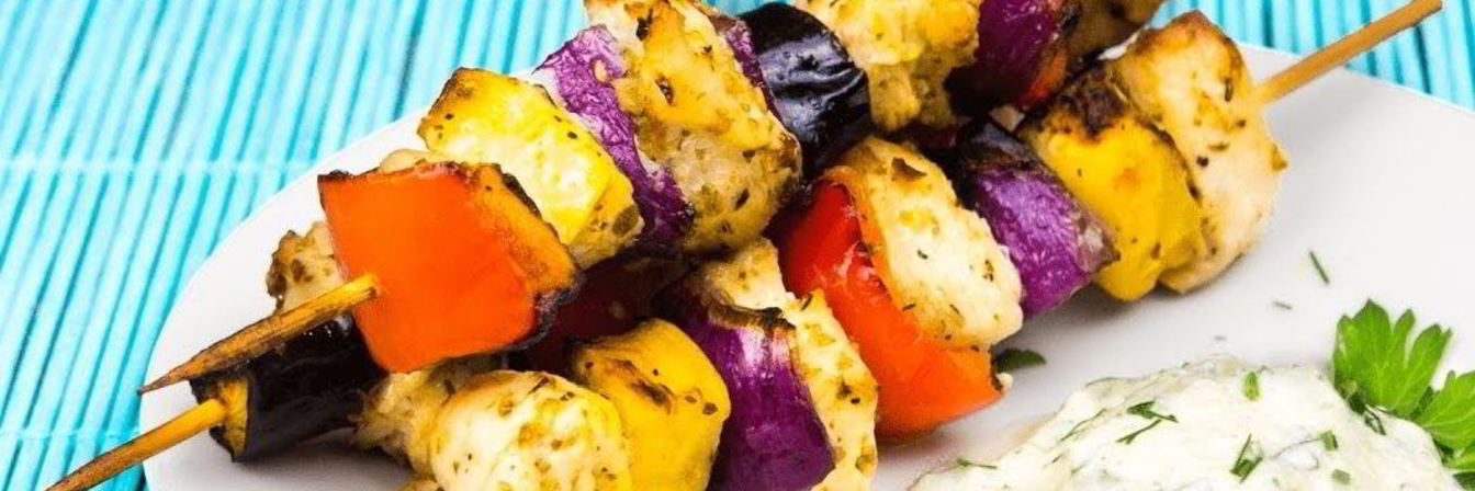 Шашлычки на шпажках в духовке