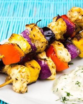 Шашлычки на шпажках в духовке