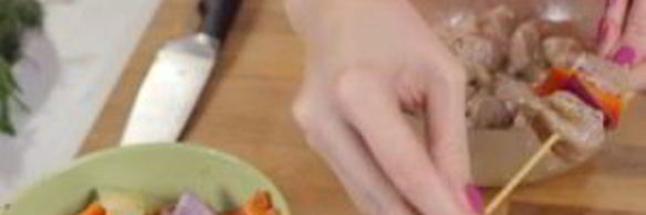 шашлычки на шпажках в духовке