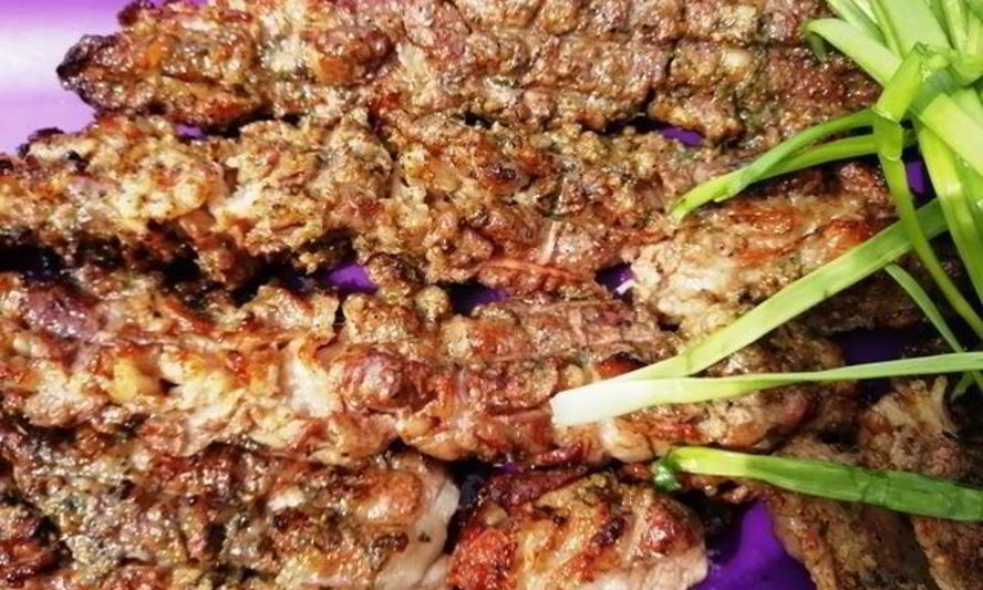 Рецепт шашлыка из бекона мраморной говядины