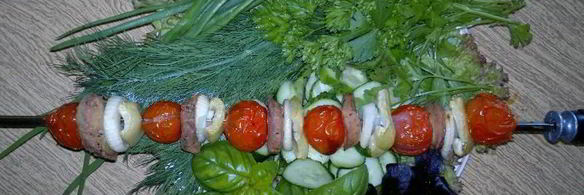 шашлык из бычьих яиц в духовке