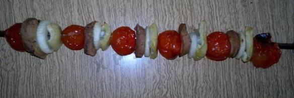 шашлык из бычьих яиц в духовке