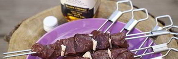 шашлык из говяжьей печени