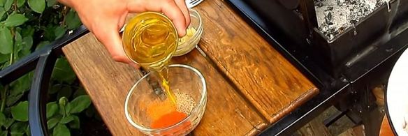 шашлык из индейки с салом