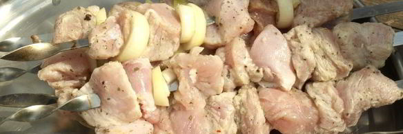шашлык из индейки
