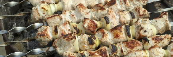 шашлык из индейки