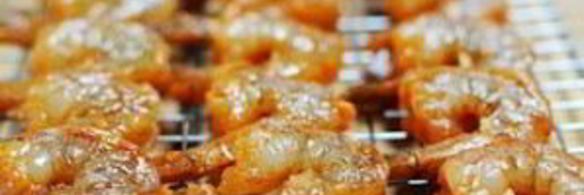 шашлык из креветок