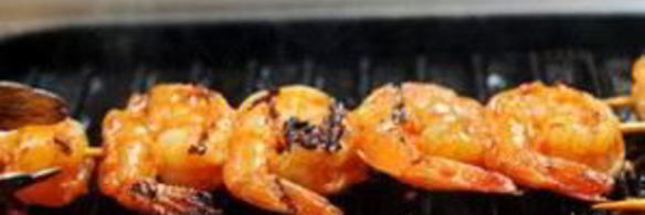 шашлык из креветок