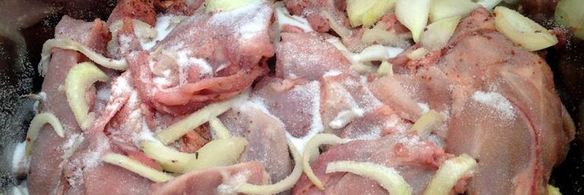 шашлык из кролика