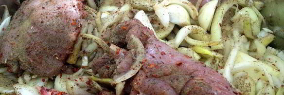 шашлык из кролика