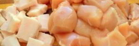 шашлык из куриного филе