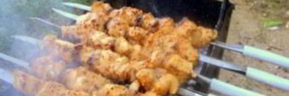 шашлык из куриного филе