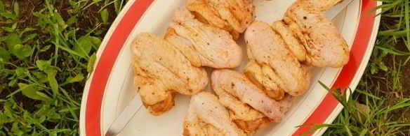 шашлык из куриных крылышек