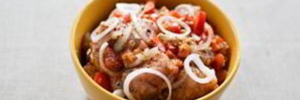 шашлык из курицы в чесночно-луковом маринаде