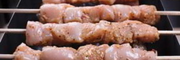 шашлык из курицы в чесночно-луковом маринаде