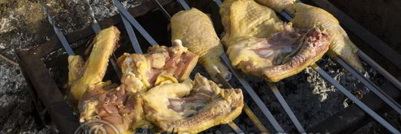 шашлык из курицы