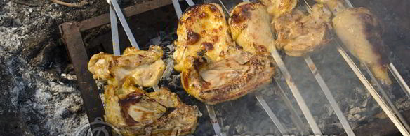 шашлык из курицы