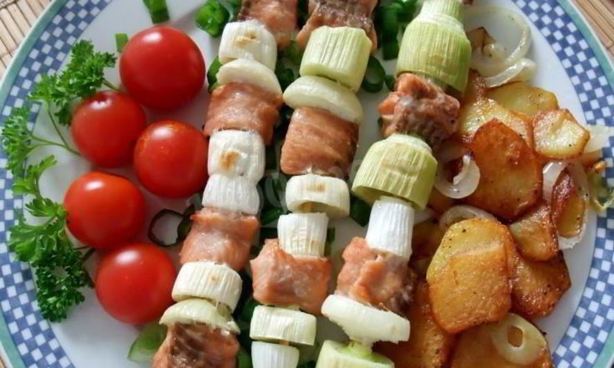 Рецепт шашлыка из лосося