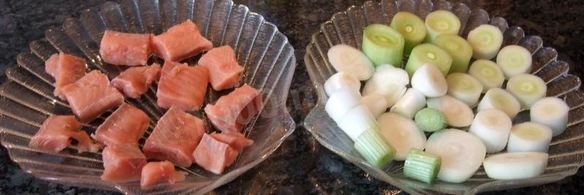 шашлык из лосося