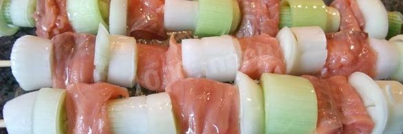 шашлык из лосося