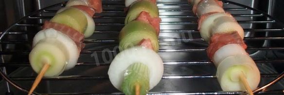 шашлык из лосося